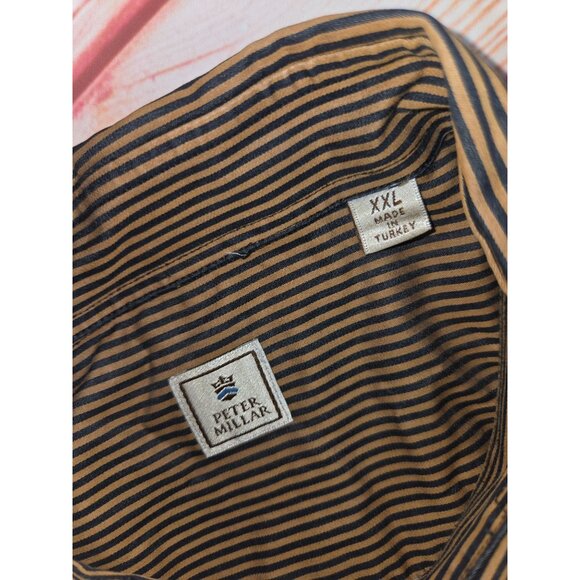 Peter Millar XXL Striped Button-Down Dress Shirt - Picture 5 of 7